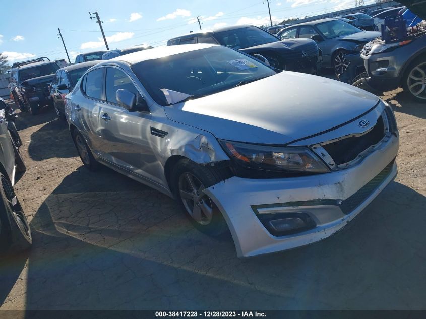 2015 Kia Optima Lx VIN: 5XXGM4A7XFG504536 Lot: 38417228