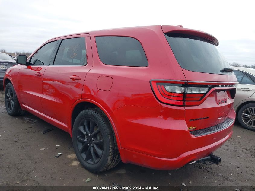 2017 Dodge Durango Gt Rwd VIN: 1C4RDHDG6HC669532 Lot: 38417265