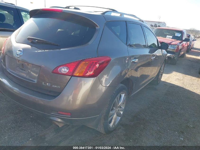 JN8AZ18W09W128519 2009 Nissan Murano Le