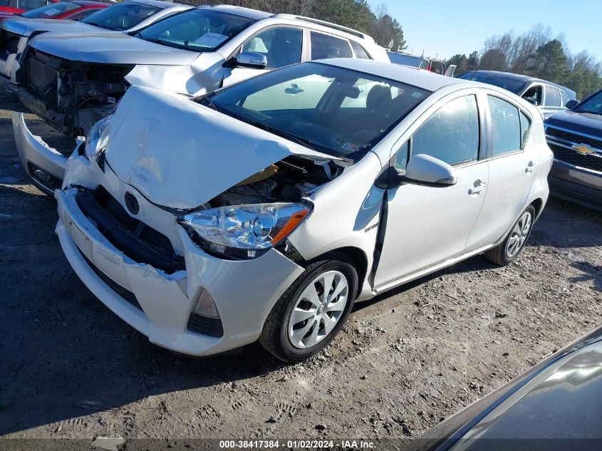 JTDKDTB39C1018467 2012 Toyota Prius C Two