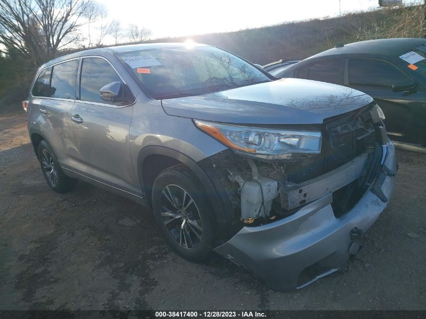 2016 Toyota Highlander Le Plus V6 VIN: 5TDZKRFH9GS184283 Lot: 38417400