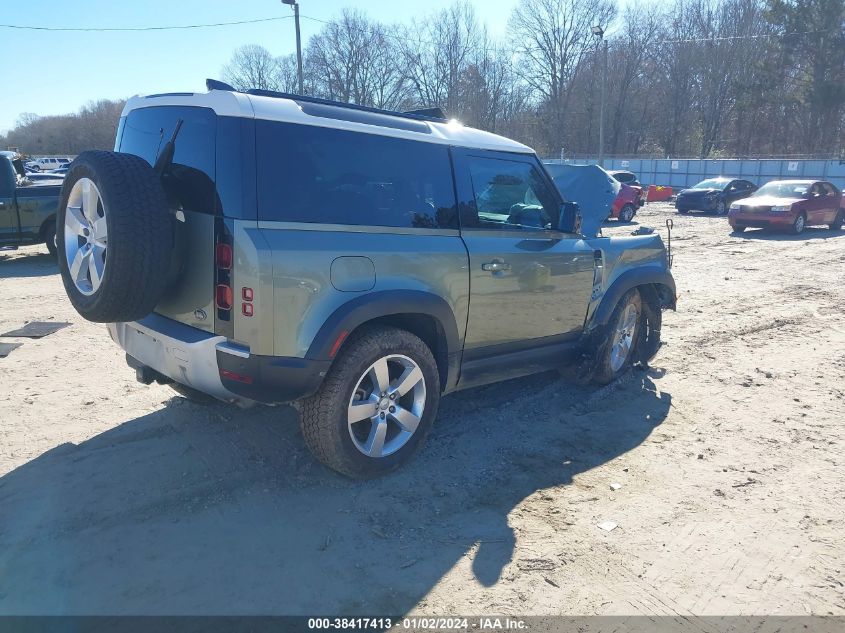 2021 Land Rover Defender 90 First Edition VIN: SALEV6RU4M2048085 Lot: 38417413