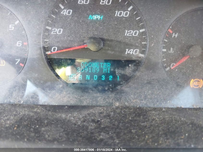 2007 Chevrolet Impala Ls VIN: 2G1WB58K079314974 Lot: 38417806