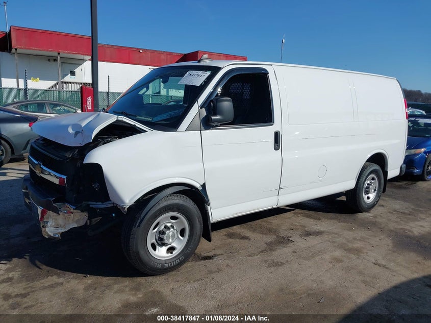 2021 CHEVROLET EXPRESS CARGO RWD 2500 REGULAR WHEELBASE WT - 1GCWGAF7XM1150200