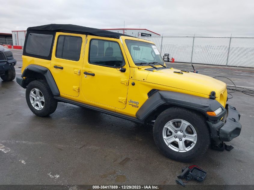 2019 Jeep Wrangler Unlimited Sport S 4X4 VIN: 1C4HJXDG8KW551079 Lot: 38417889