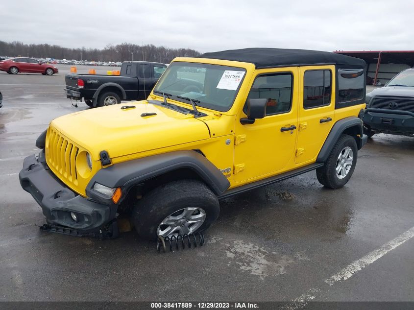 2019 Jeep Wrangler Unlimited Sport S 4X4 VIN: 1C4HJXDG8KW551079 Lot: 38417889