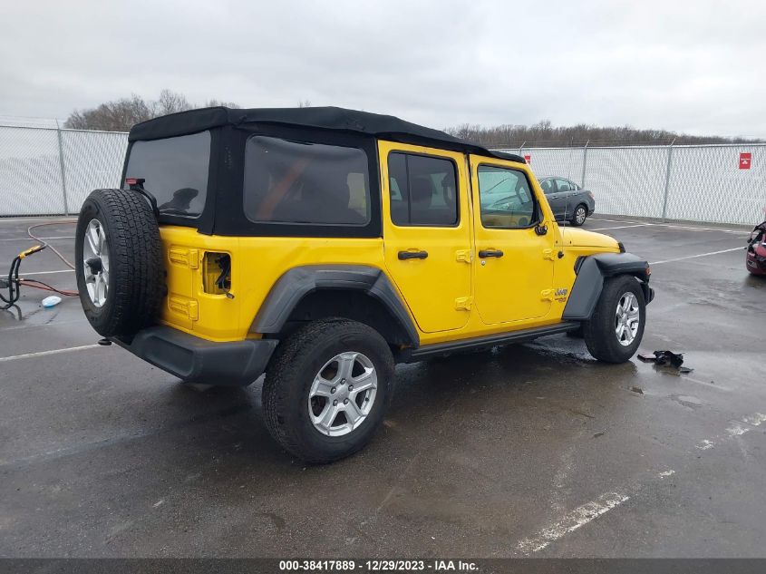 2019 Jeep Wrangler Unlimited Sport S 4X4 VIN: 1C4HJXDG8KW551079 Lot: 38417889