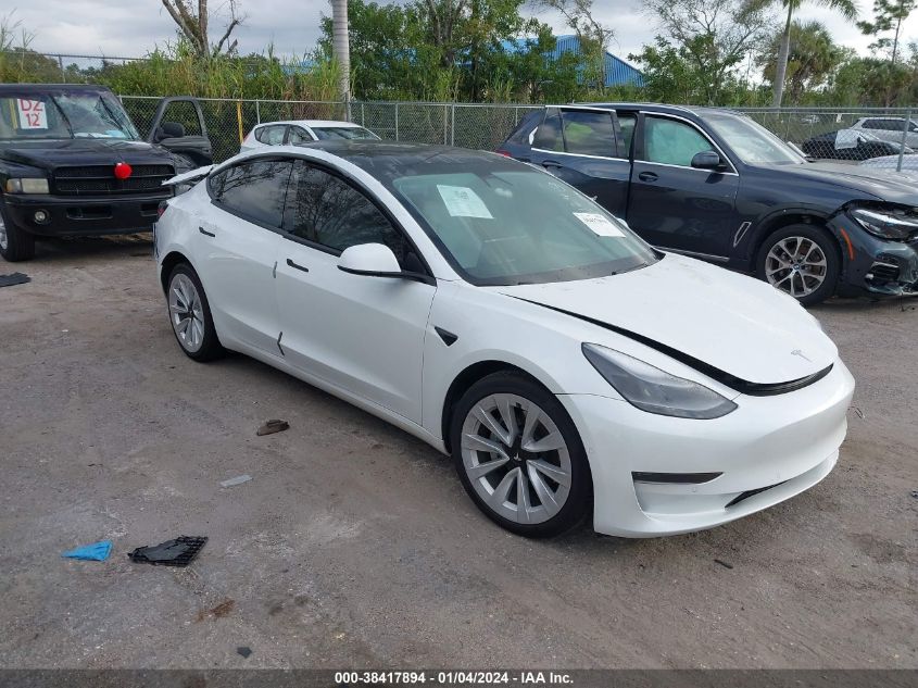 5YJ3E1EA5MF019124 2021 Tesla Model 3 Standard Range Plus Rear-Wheel Drive