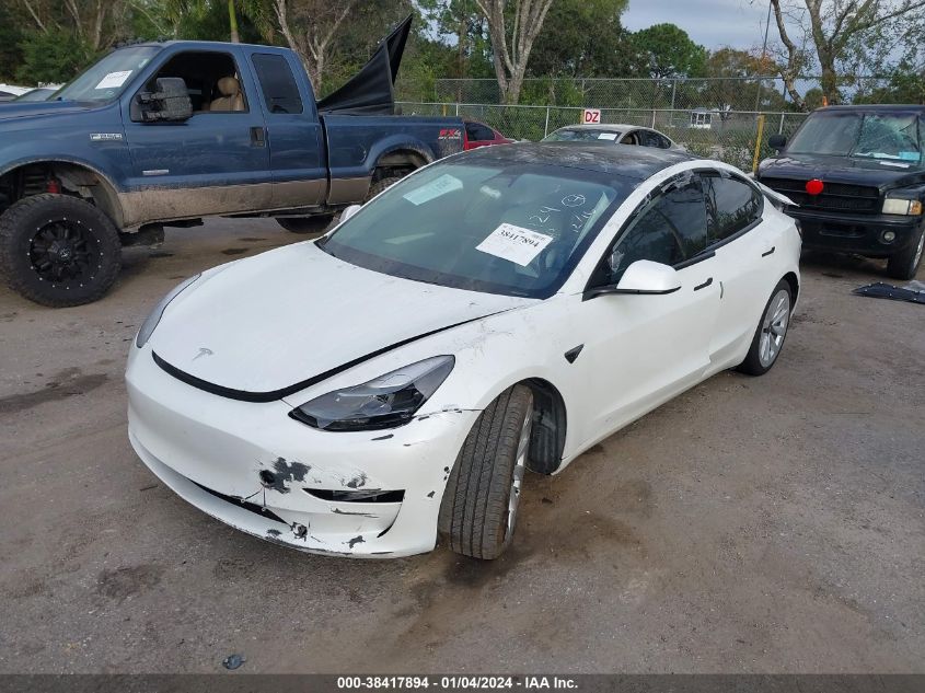 5YJ3E1EA5MF019124 2021 Tesla Model 3 Standard Range Plus Rear-Wheel Drive