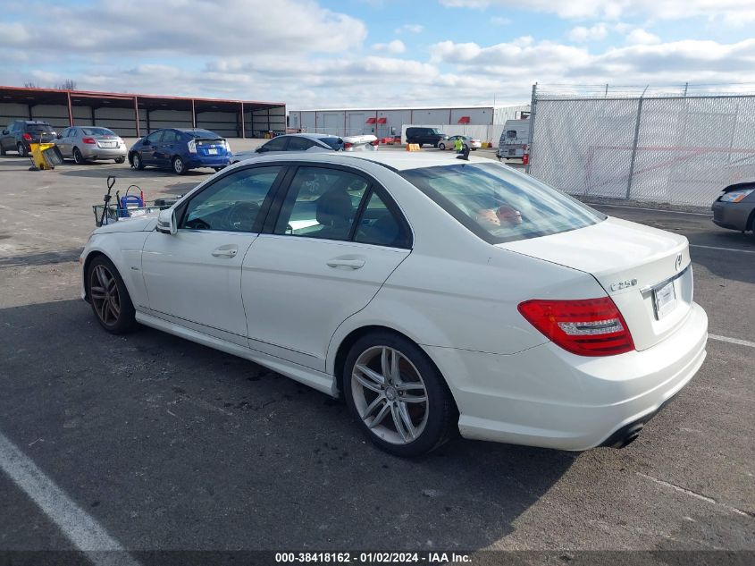 WDDGF4HBXCA657547 2012 Mercedes-Benz C 250 Luxury/Sport