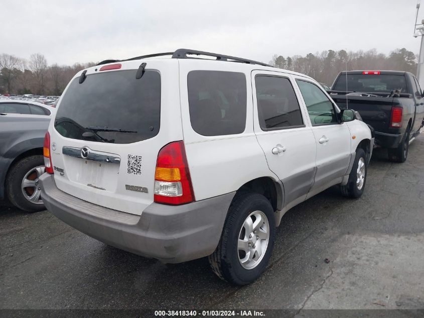 4F2YU07B82KM54812 2002 Mazda Tribute Dx