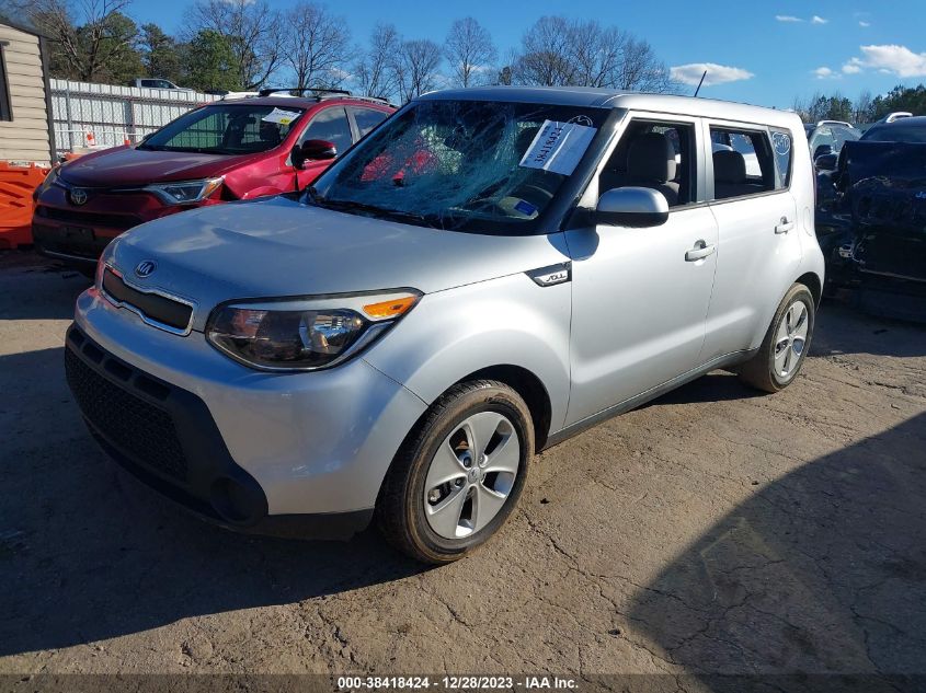 2015 Kia Soul VIN: KNDJN2A25F7807924 Lot: 38418424