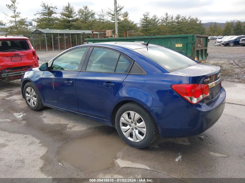 2013 Chevrolet Cruze Ls Auto VIN: 1G1PA5SG1D7302678 Lot: 38418510