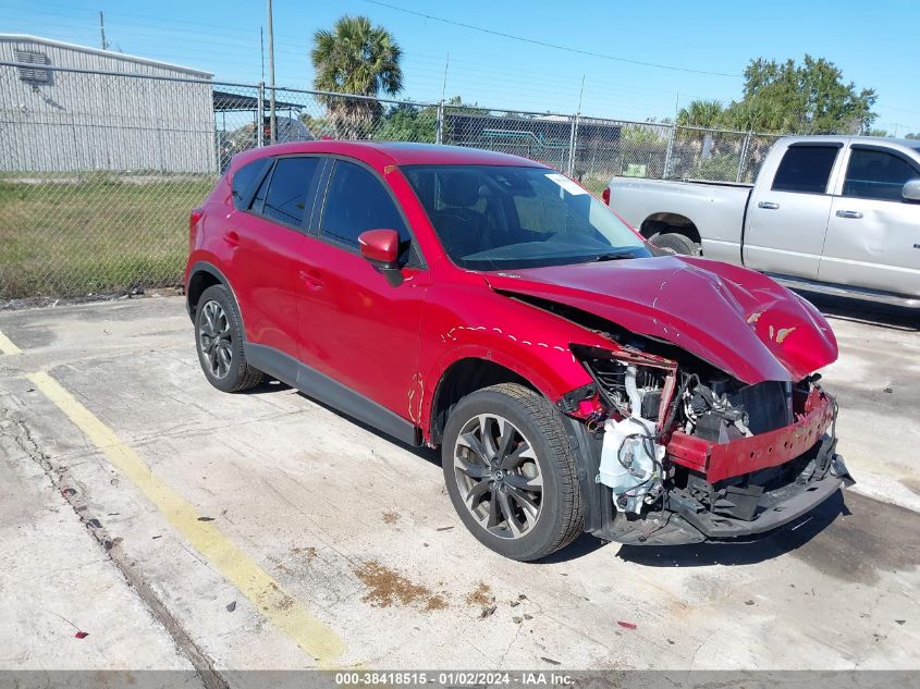 2016 Mazda Cx-5 Grand Touring VIN: JM3KE2DY0G0695605 Lot: 38418515