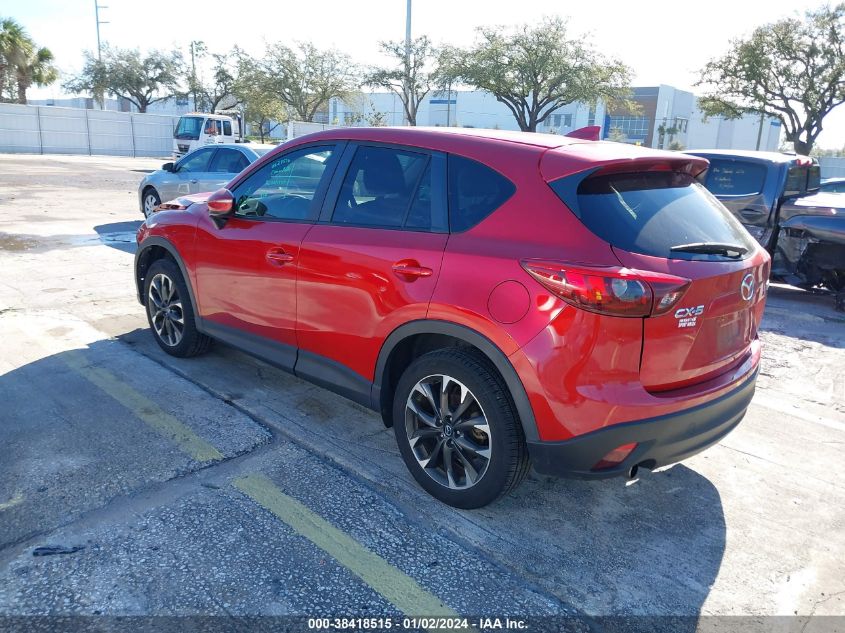 2016 Mazda Cx-5 Grand Touring VIN: JM3KE2DY0G0695605 Lot: 38418515