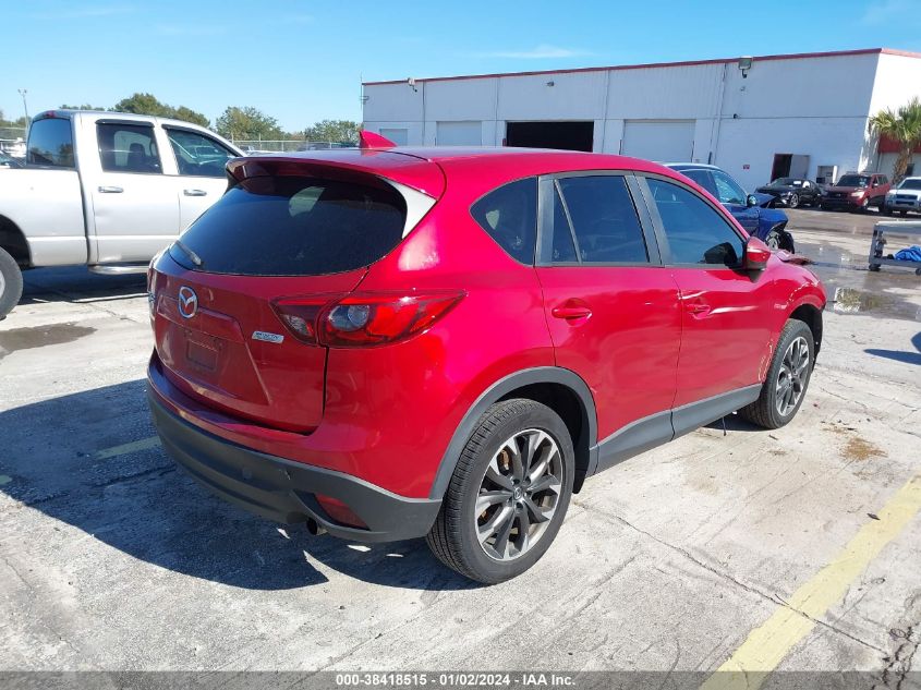 2016 Mazda Cx-5 Grand Touring VIN: JM3KE2DY0G0695605 Lot: 38418515