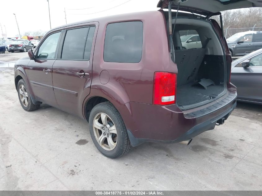 5FNYF4H51CB043633 2012 Honda Pilot Ex-L