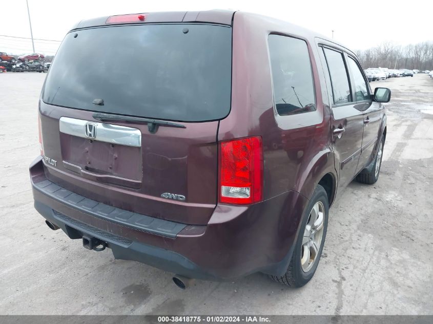 5FNYF4H51CB043633 2012 Honda Pilot Ex-L