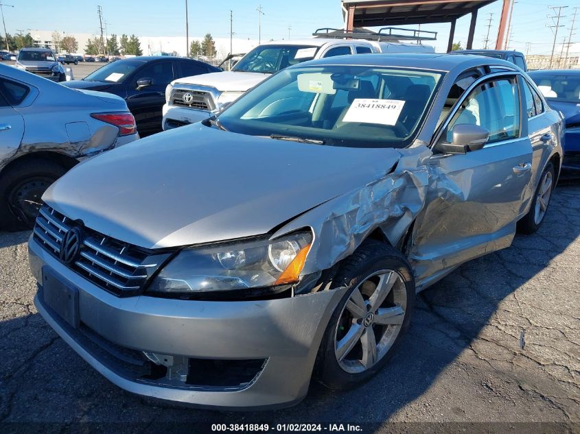 2013 Volkswagen Passat 2.0L Tdi Se VIN: 1VWBN7A32DC088529 Lot: 38418849