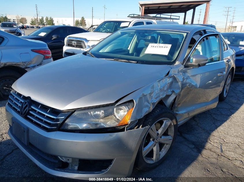 2013 Volkswagen Passat 2.0L Tdi Se VIN: 1VWBN7A32DC088529 Lot: 38418849