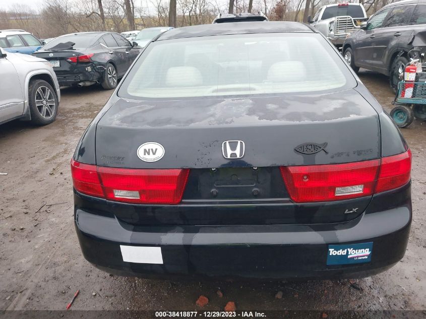 2005 Honda Accord 2.4 Lx VIN: 1HGCM56405A147060 Lot: 38418877