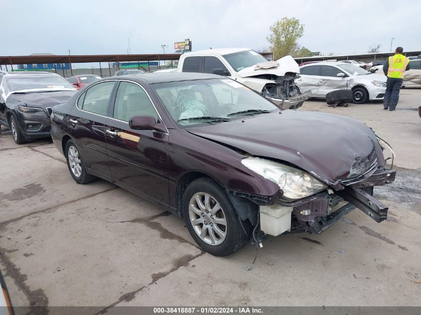 2002 Lexus Es 300 Base (A4) VIN: JTHBF30G225033933 Lot: 38418887