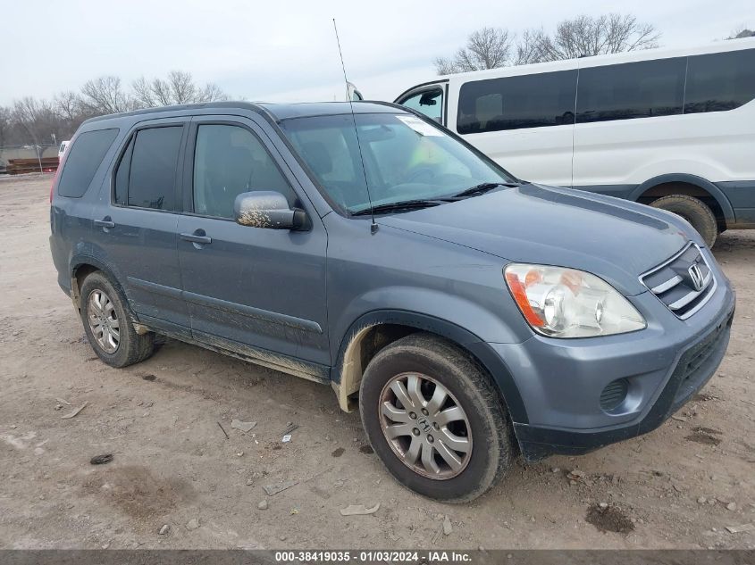 2005 Honda Cr-V Se VIN: SHSRD78965U318066 Lot: 38419035