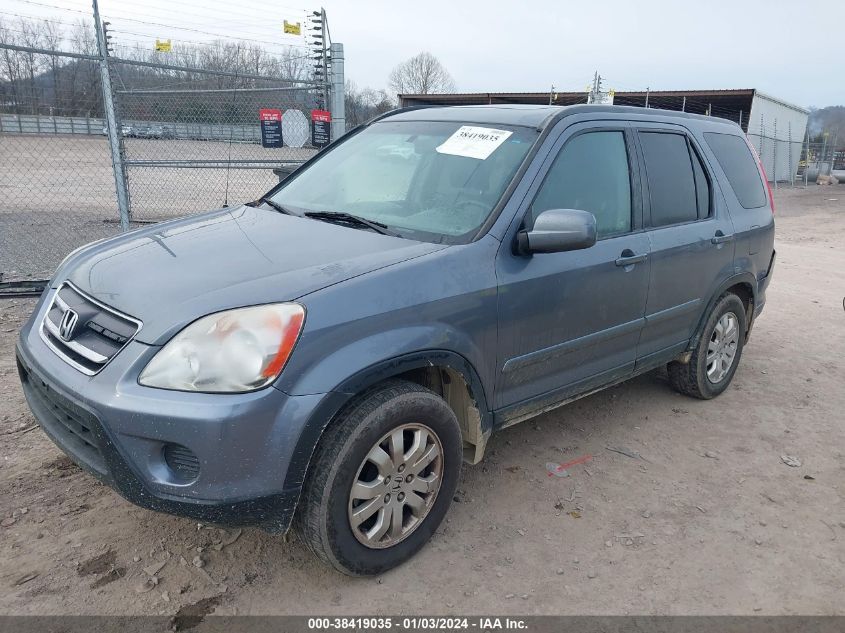 2005 Honda Cr-V Se VIN: SHSRD78965U318066 Lot: 38419035