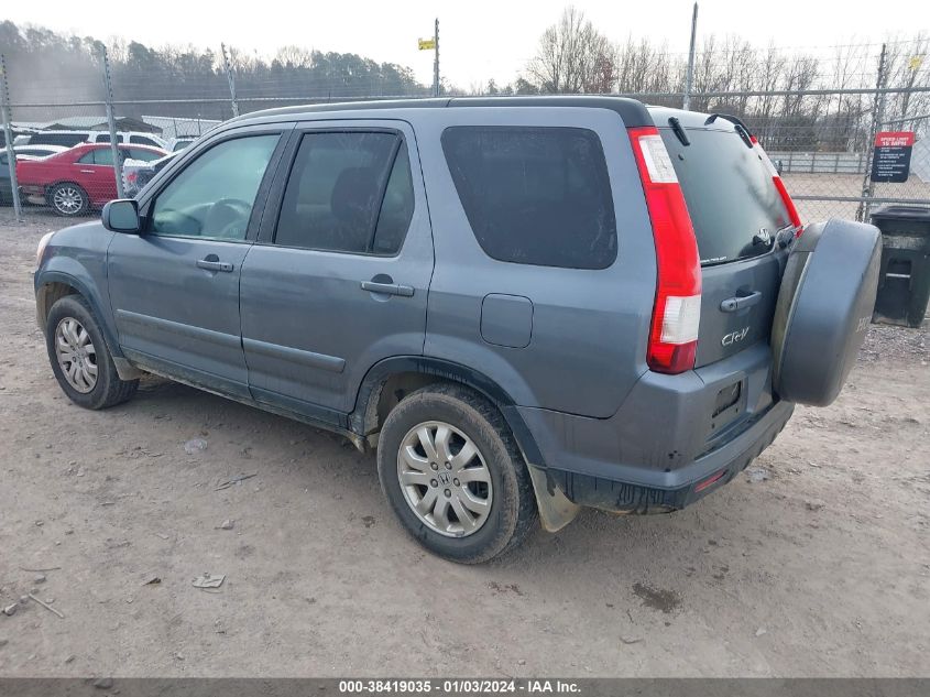 2005 Honda Cr-V Se VIN: SHSRD78965U318066 Lot: 38419035