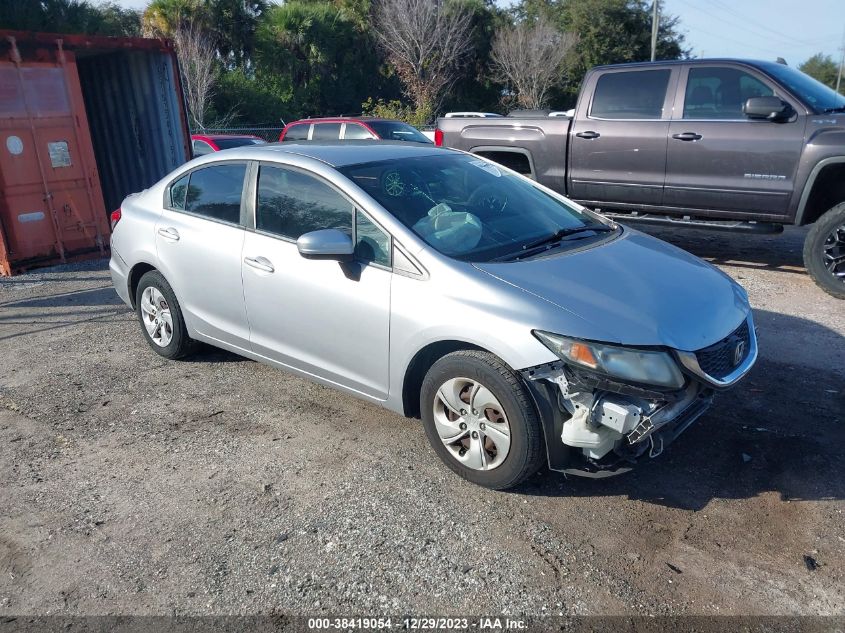 2014 Honda Civic Lx VIN: 19XFB2F58EE010728 Lot: 38419054