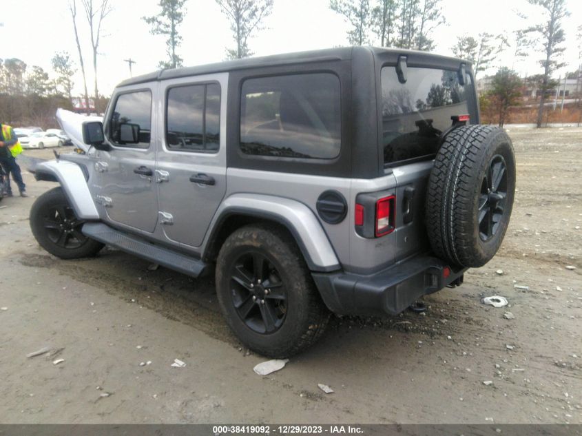 2020 Jeep Wrangler Unlimited Sahara 4X4 VIN: 1C4HJXEN8LW198518 Lot: 38419092