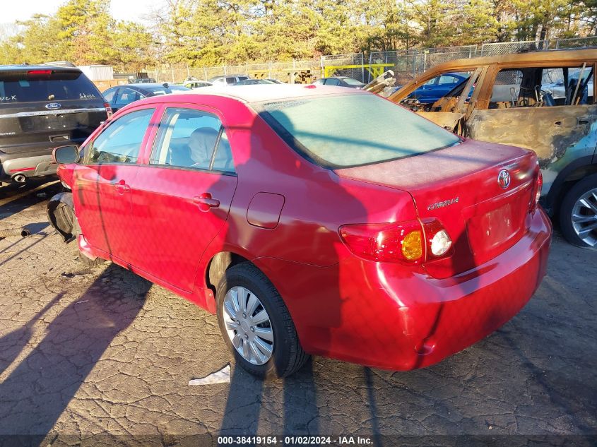 2009 Toyota Corolla Le VIN: JTDBL40EX99081424 Lot: 38419154