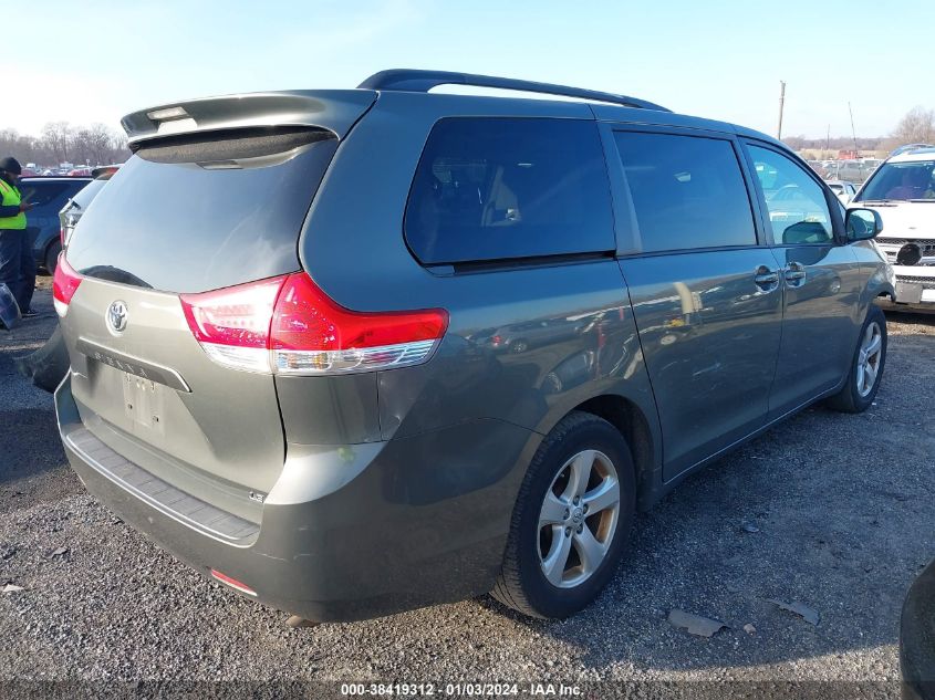 5TDKK3DC0CS180557 2012 Toyota Sienna Le V6 8 Passenger