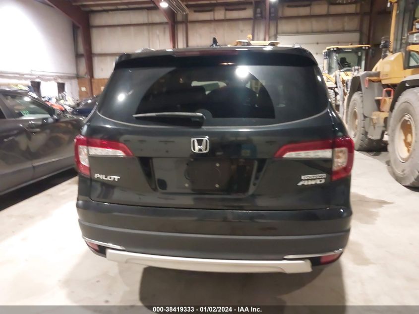 2020 Honda Pilot Awd Touring 7 Passenger VIN: 5FNYF6H63LB032301 Lot: 38419333