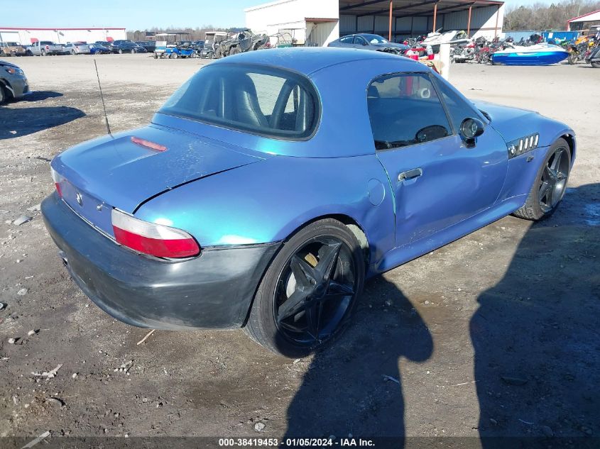 1998 BMW Z3 2.8 VIN: 4USCJ3333WLG20489 Lot: 38419453