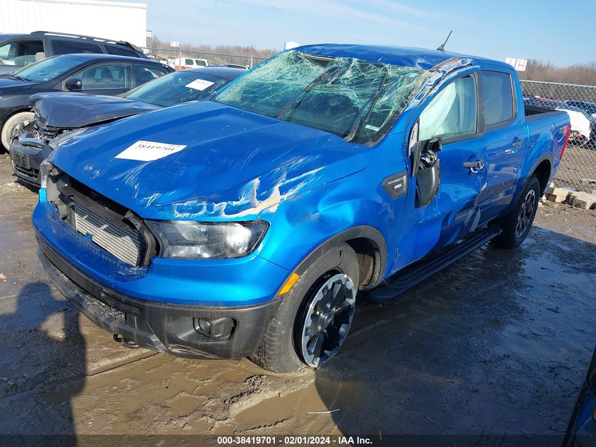 VIN 1FTER4FH8MLD12281 2021 FORD RANGER XL