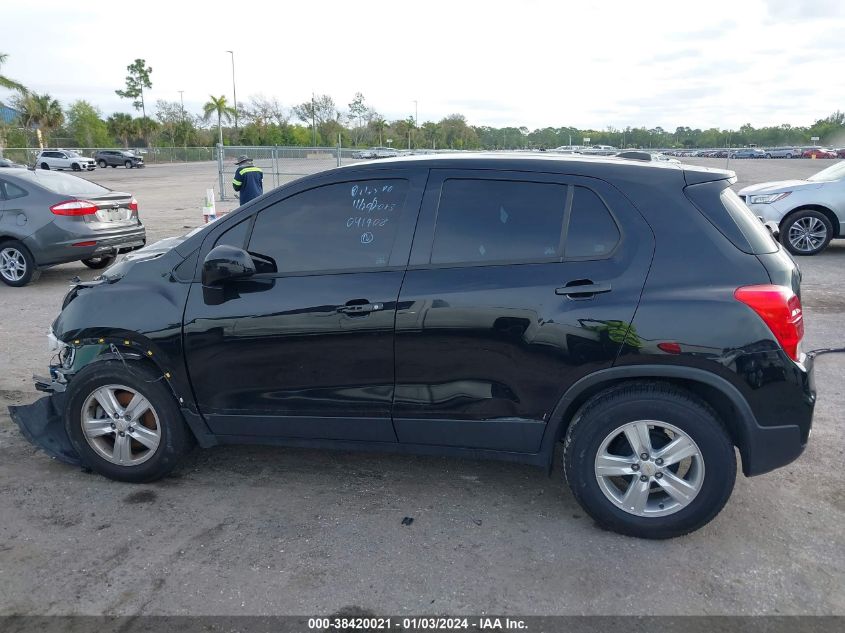 KL7CJKSBXLB041908 2020 Chevrolet Trax Fwd Ls