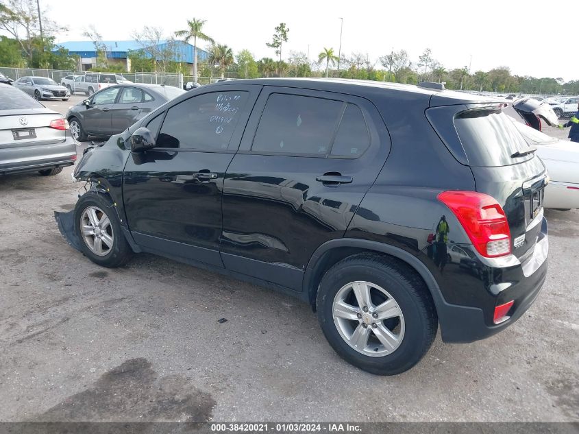 2020 Chevrolet Trax Fwd Ls VIN: KL7CJKSBXLB041908 Lot: 38420021