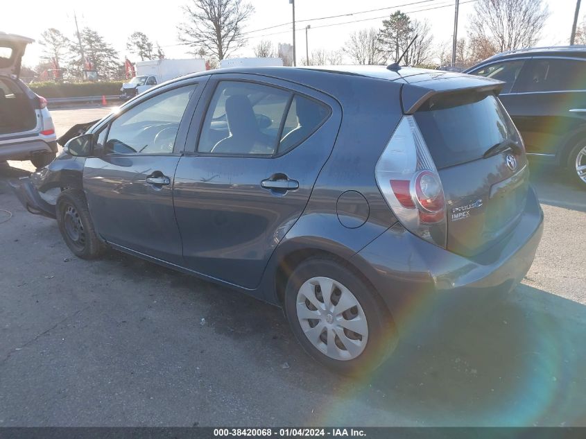 JTDKDTB30C1505587 2012 Toyota Prius C One