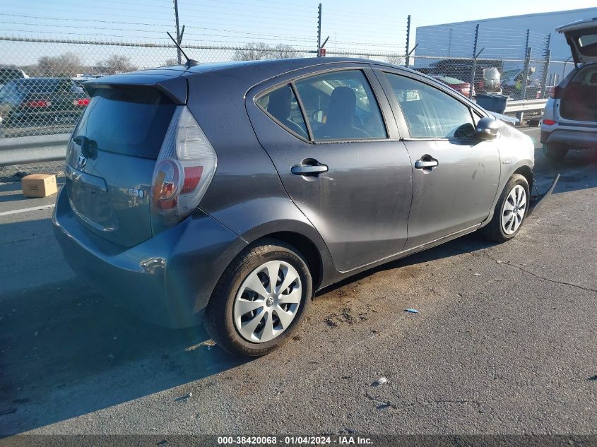 JTDKDTB30C1505587 2012 Toyota Prius C One