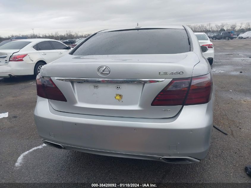 2011 Lexus Ls 460 VIN: JTHCL5EF5B5010297 Lot: 38420092