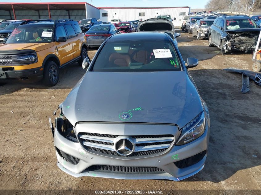 2015 Mercedes-Benz C 300 4Matic/Luxury 4Matic/Sport 4Matic VIN: 55SWF4KB9FU014910 Lot: 38420138