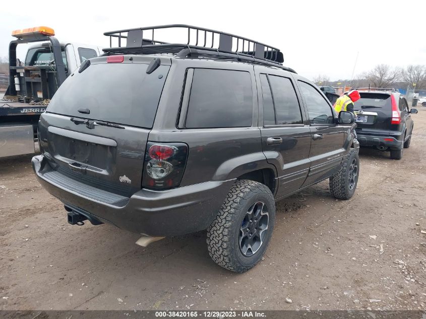 2004 Jeep Grand Cherokee Limited VIN: 1J8GW58N64C379464 Lot: 38420165