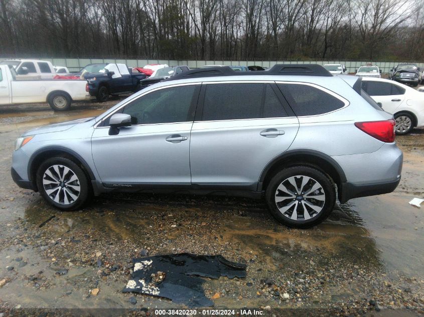 2015 Subaru Outback 2.5I Limited VIN: 4S4BSBNC2F3290066 Lot: 38420230