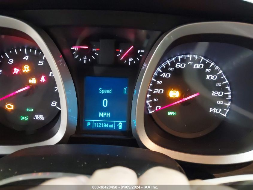 2012 Chevrolet Equinox 1Lt VIN: 2GNFLEEK1C6382163 Lot: 38420458