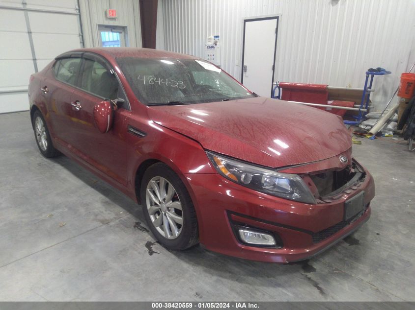 2014 Kia Optima Ex VIN: 5XXGN4A70EG346140 Lot: 38420559