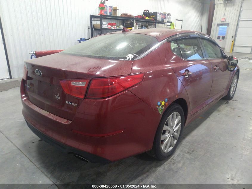 2014 Kia Optima Ex VIN: 5XXGN4A70EG346140 Lot: 38420559