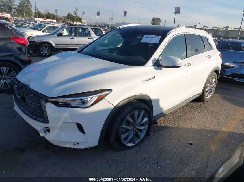 2021 Infiniti Qx50 Luxe VIN: 3PCAJ5BA8MF102626 Lot: 38420561