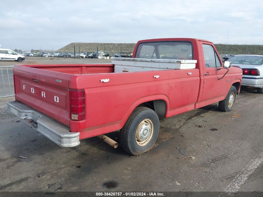 1984 Ford F150 VIN: 1FTEF15F1EPA07724 Lot: 38420757