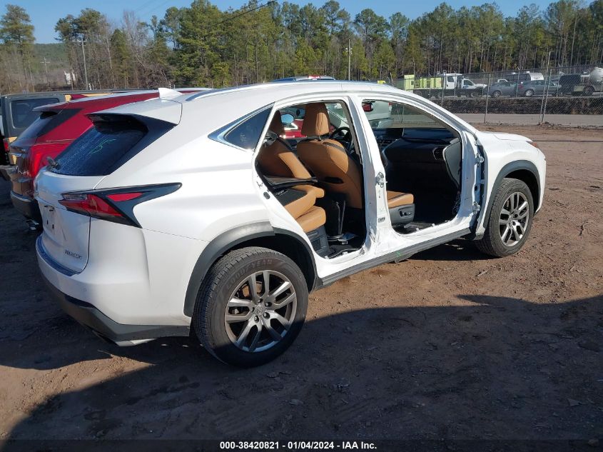 2015 Lexus Nx 200T VIN: JTJBARBZXF2045818 Lot: 38420821